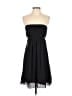 BCBGMAXAZRIA 100% Silk Solid Black Cocktail Dress Size 4 - photo 1