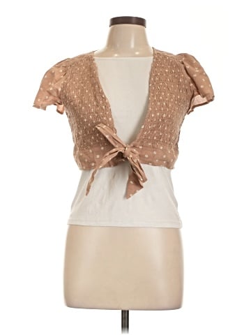 American Eagle Outfitters Short Sleeve Blouse (view 1)
