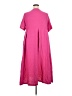 Unbranded 100% Polyester Solid Pink Casual Dress Size XXL - photo 2