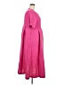 Unbranded 100% Polyester Solid Pink Casual Dress Size XXL - photo 4