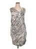 DKNYC Animal Print Silver Cocktail Dress Size XL - photo 1