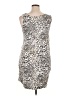 DKNYC Animal Print Silver Cocktail Dress Size XL - photo 2
