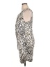 DKNYC Animal Print Silver Cocktail Dress Size XL - photo 5