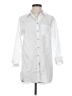 Chico's 100% Linen White 3/4 Sleeve Button-Down Shirt Size Sm (0) - photo 1