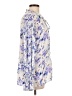 Unbranded Floral Ivory Long Sleeve Blouse Size L - photo 4