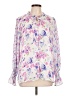 Unbranded Floral Ivory Long Sleeve Blouse Size L - photo 1