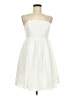 Aura Solid White Cocktail Dress Size M - photo 1