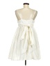 Aura Solid White Cocktail Dress Size M - photo 2