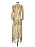 Emory Park 100% Polyester Gold Casual Dress Size S - photo 2