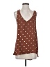Gibson Brown Sleeveless Blouse Size S - photo 1