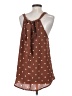 Gibson Brown Sleeveless Blouse Size S - photo 2