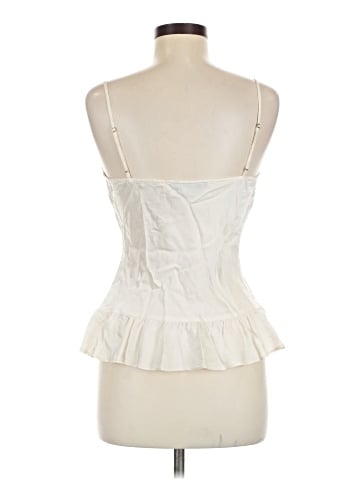 BCBGMAXAZRIA Sleeveless Silk Top (view 2)