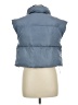 New In 100% Polyester Blue Vest Size M - photo 2