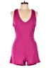 Crystal Sky Solid Pink Romper Size L - photo 1