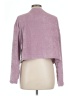 Unbranded 100% Polyester Solid Purple Cardigan Size L - photo 2