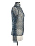 ANNIEWEAR Metallic Silver Long Sleeve Blouse Size M - photo 4