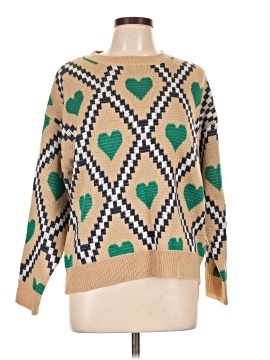 Shein Curve Pullover Sweater