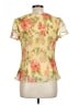 K Studio 100% Polyester Yellow Short Sleeve Blouse Size 12 - photo 2