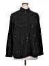 Ava & Viv 100% Polyester Polka Dots Black Long Sleeve Blouse Size 1X - photo 1