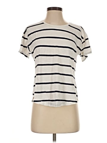 Madewell Whisper Cotton Crewneck Tee in Creston Stripe (view 1)