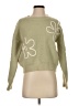 Luna Ivy Floral Green Pullover Sweater Size S - photo 1