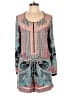 BCBGMAXAZRIA 100% Polyester Paisley Teal Romper Size L - photo 1