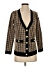 Tahari Houndstooth Brown Cardigan Size XS - photo 1