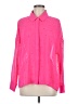 Lumiere 100% Polyester Stars Pink Long Sleeve Blouse Size M - photo 1