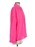 Lumiere 100% Polyester Stars Pink Long Sleeve Blouse Size M - photo 4