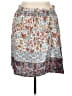 Maurices 100% Rayon Paisley Blue White Casual Skirt Size 0X - photo 1