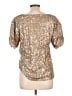 Mia Joy Gold Short Sleeve Blouse Size L - photo 2