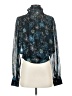 Bishop + Young 100% Polyester Teal Long Sleeve Blouse Size XS - photo 1
