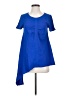 Nina Leonard Blue Short Sleeve Top Size XS - photo 1