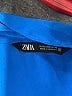 Zara 100% Polyester Blue Long Sleeve Blouse Size S - photo 7