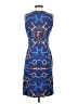 J. McLaughlin Graphic Blue Cocktail Dress Size S - photo 2