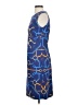 J. McLaughlin Graphic Blue Cocktail Dress Size S - photo 5