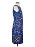J. McLaughlin Graphic Blue Cocktail Dress Size S - photo 4