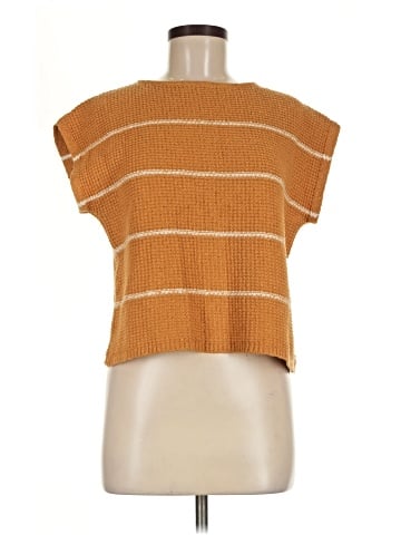 Madewell Boatneck Button-Back Sweater Tee in Stripe (view 1)