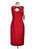Theia Red Cocktail Dress Size 10 - photo 1