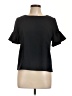Gracia 100% Polyester Black Short Sleeve Top Size L - photo 1
