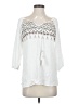 Ruby Rd. 100% Viscose White 3/4 Sleeve Blouse Size S - photo 1