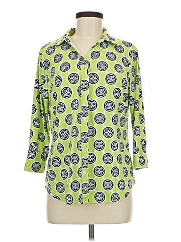 Lulu-B 3/4 Sleeve Button-Down Shirt (view 1)