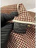 Loro Piana Houndstooth Burgundy Tan Blazer Size EU (IT) 42 / US 6 - photo 5