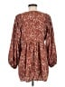 Jodifl 100% Polyester Brown 3/4 Sleeve Blouse Size M - photo 2