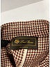 Loro Piana Houndstooth Burgundy Tan Blazer Size EU (IT) 42 / US 6 - photo 3