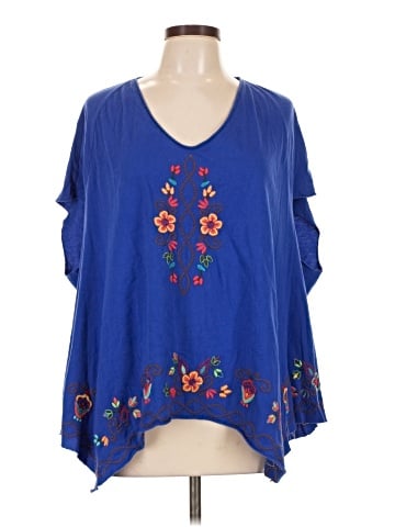 JW Los Angeles 3/4 Sleeve Blouse (view 1)