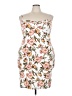 Ambiance Floral White Cocktail Dress Size 3X - photo 1