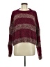 Haute Rogue 100% Polyester Color Block Burgundy Pullover Sweater Size M - photo 1