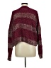 Haute Rogue 100% Polyester Color Block Burgundy Pullover Sweater Size M - photo 2