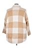 Torrid Plaid Tan Coat Size 3X Plus (3) - photo 2